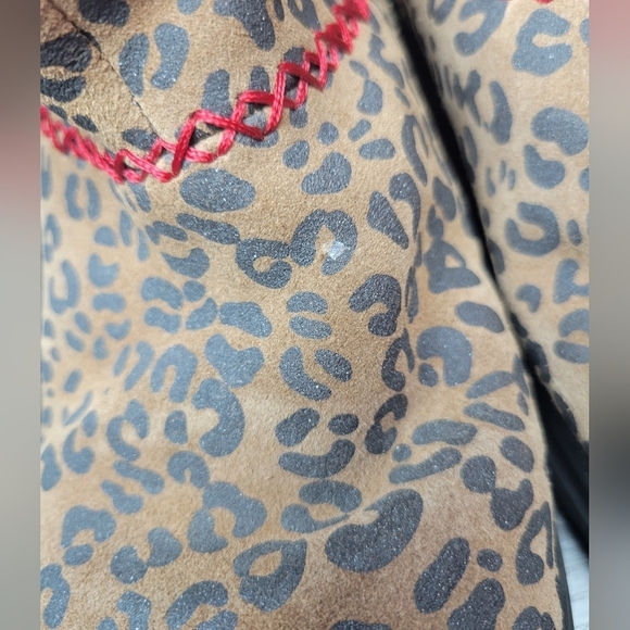 I❤UGG Leopard Print Women's Bootie Size 6 Faux fur - Picture 11 of 11